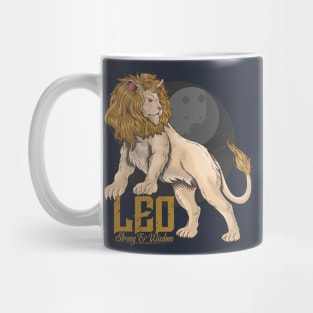 lion leo strong wisdom Mug